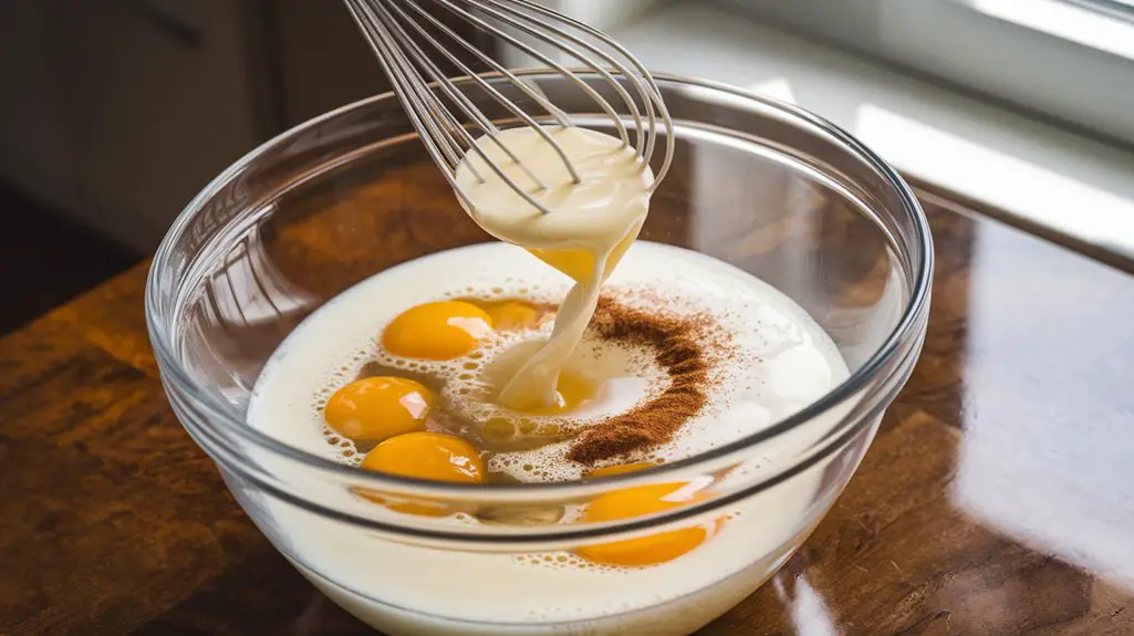 French_Toast_Whisk Ingredients in Bowl