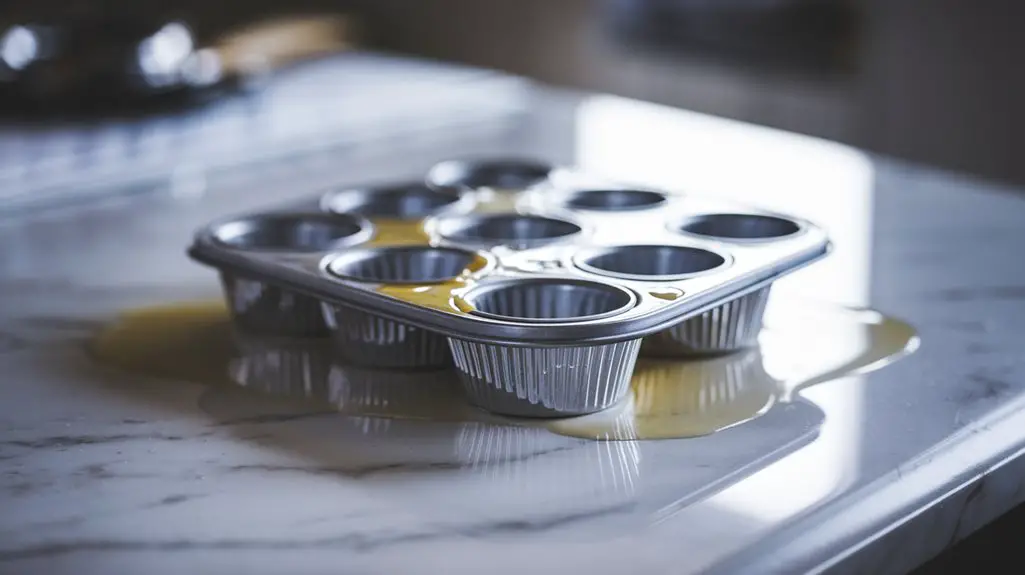 Grease Muffin Tin Thoroughly