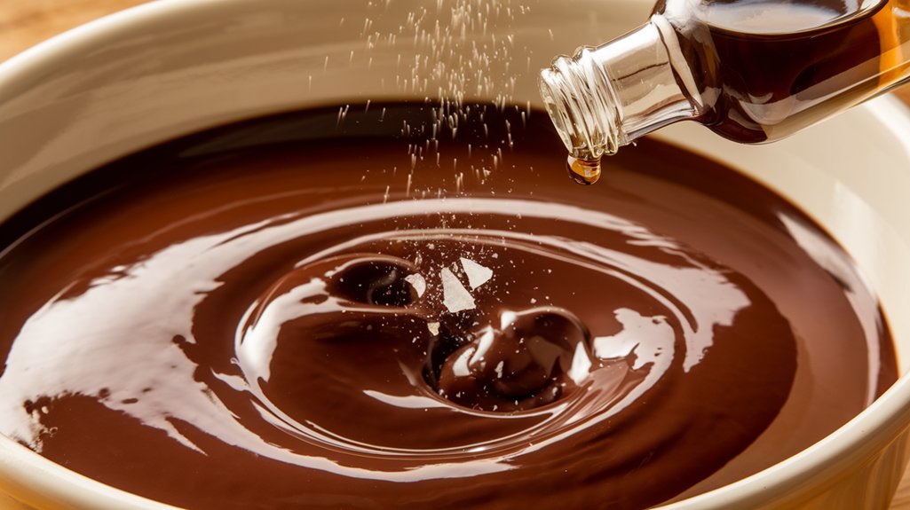 add vanilla and salt