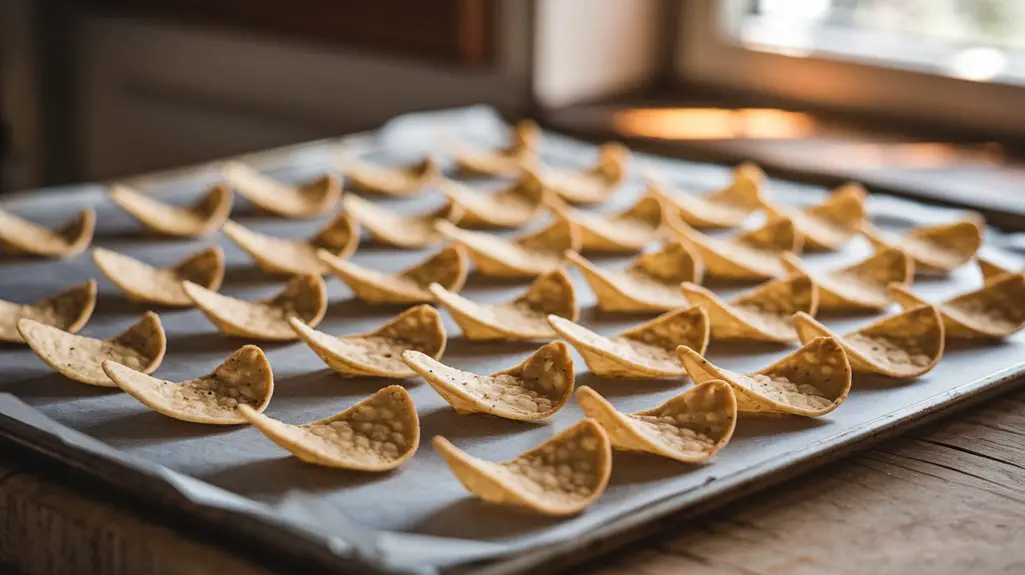 arrange chips on sheet