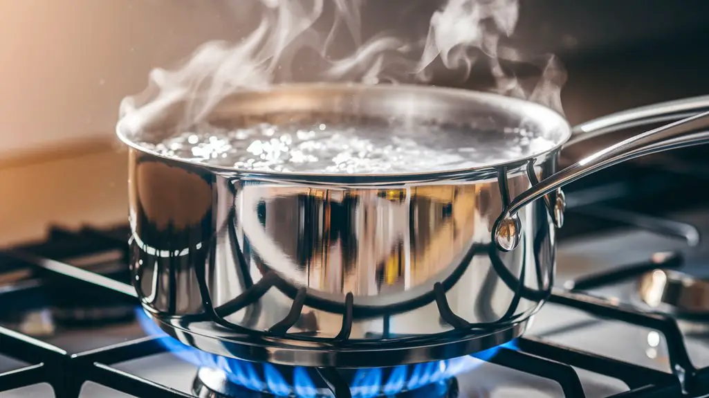 boil salted water preparation