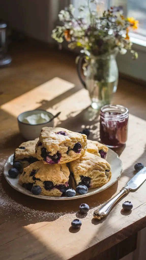 delicious blueberry scones recipe