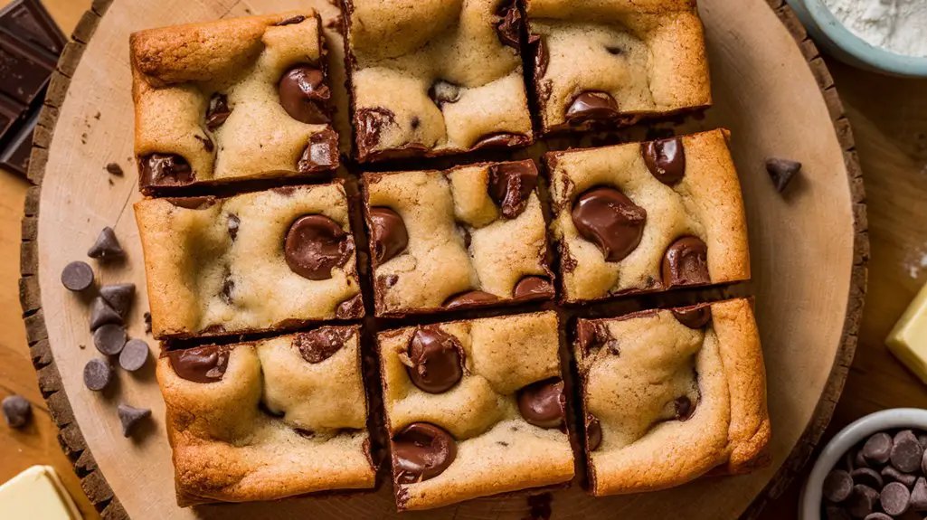 delicious chocolate chip bars