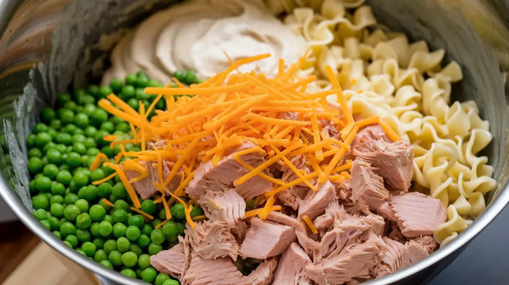 mix ingredients in bowl
