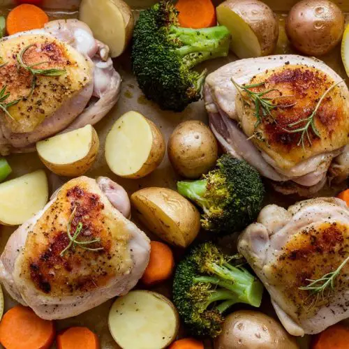 One Pan Roasted Chicken and Veggies_rev