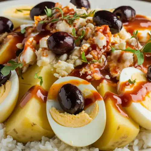 Peruvian Potato in Huancaína Sauce_rev