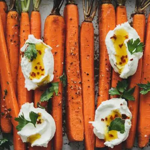 Roasted Carrots With Whipped Ricotta and Hot Honey_rev