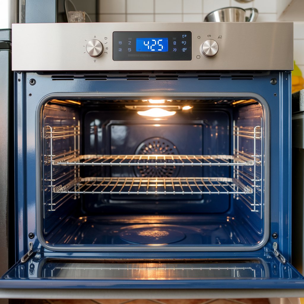 a photo of a modern oven 425
