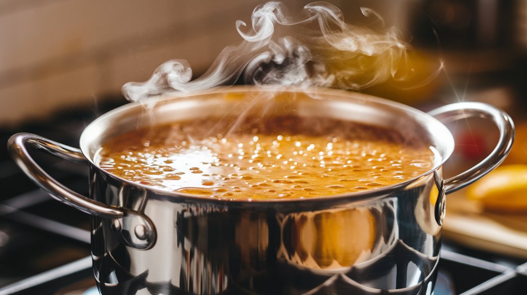 add broth boil mixture