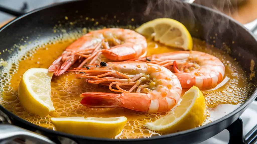 add lemon and butter