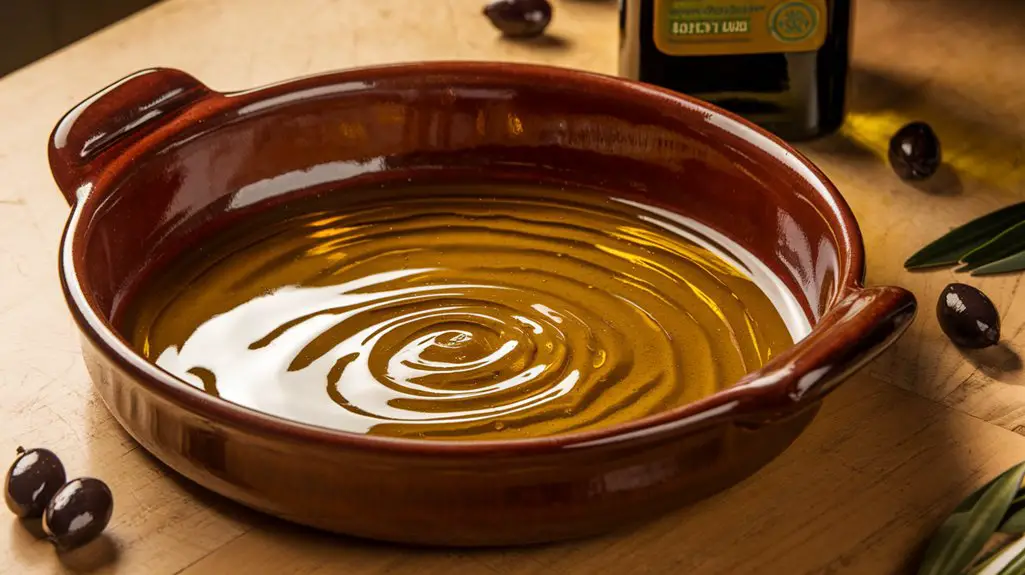 add olive oil now