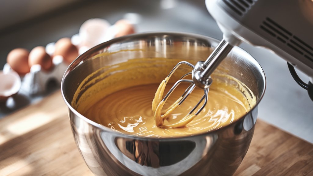 blend egg yolk mixture