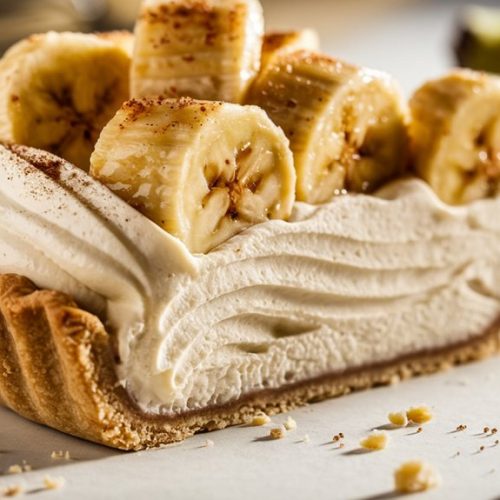 caramelized banana cream dessert