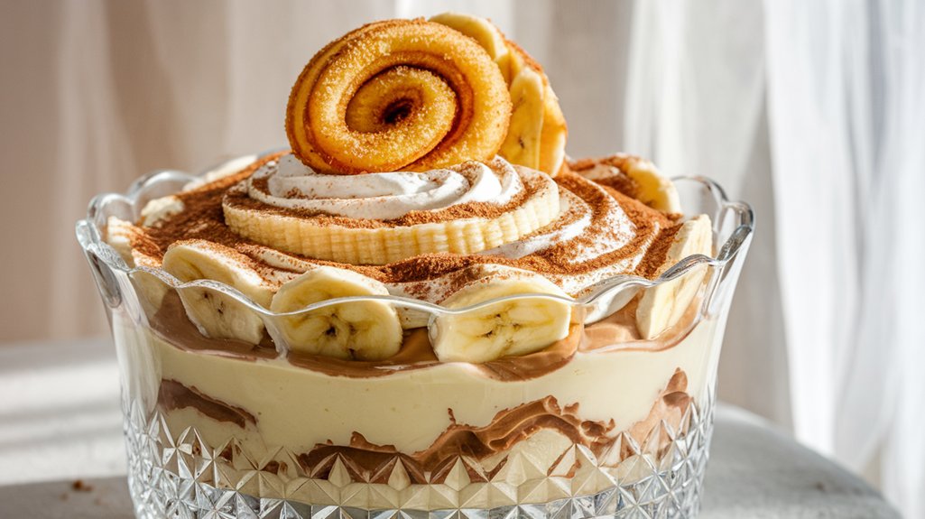 churro flavored banana pudding