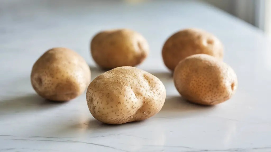 clean and dry potatoes