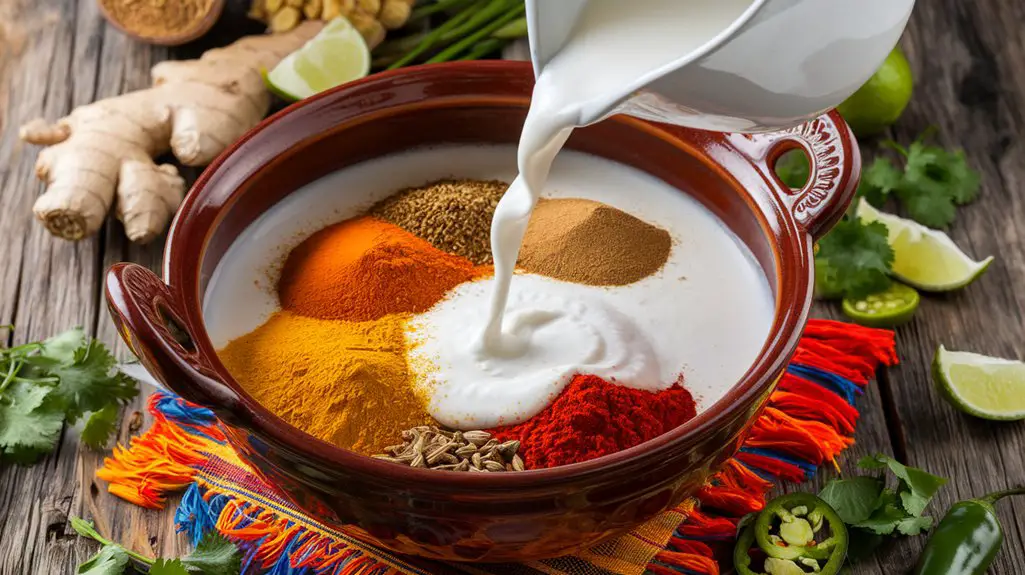 combine curry ingredients thoroughly
