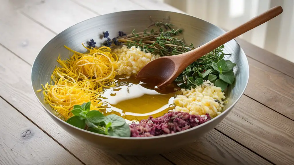 combine ingredients in bowl