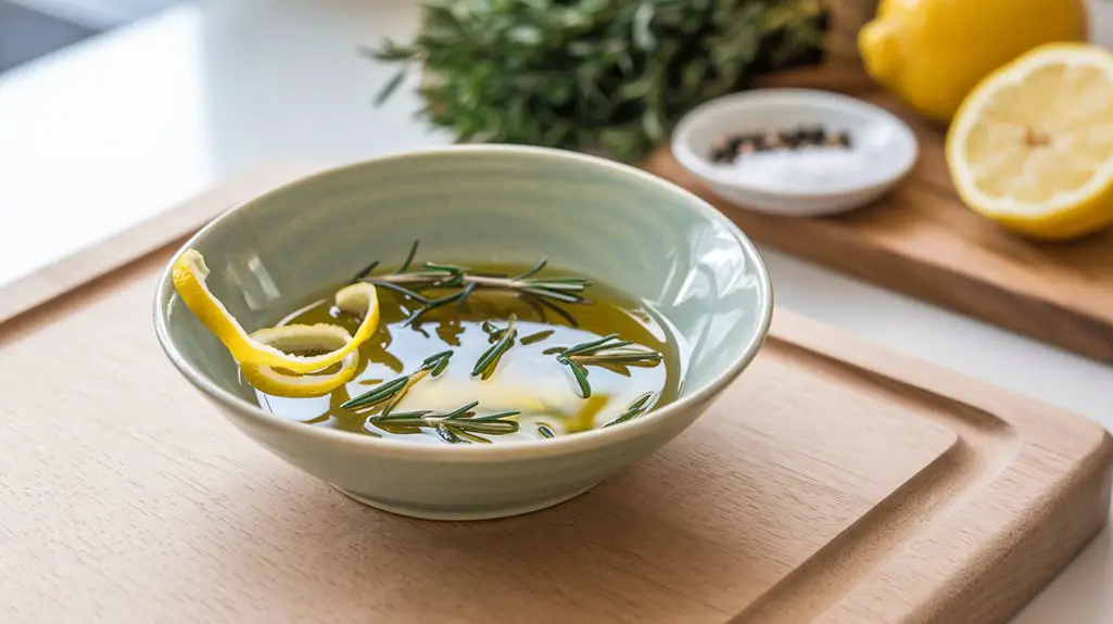 combine marinade ingredients thoroughly