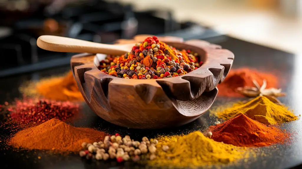 combine spices in bowl