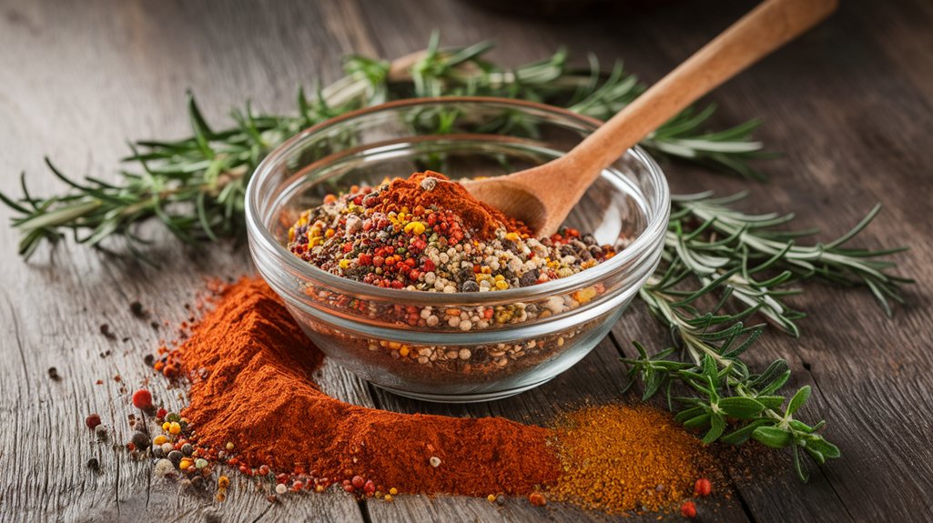 combine spices in bowl