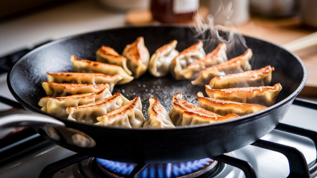 cook potstickers as instructed