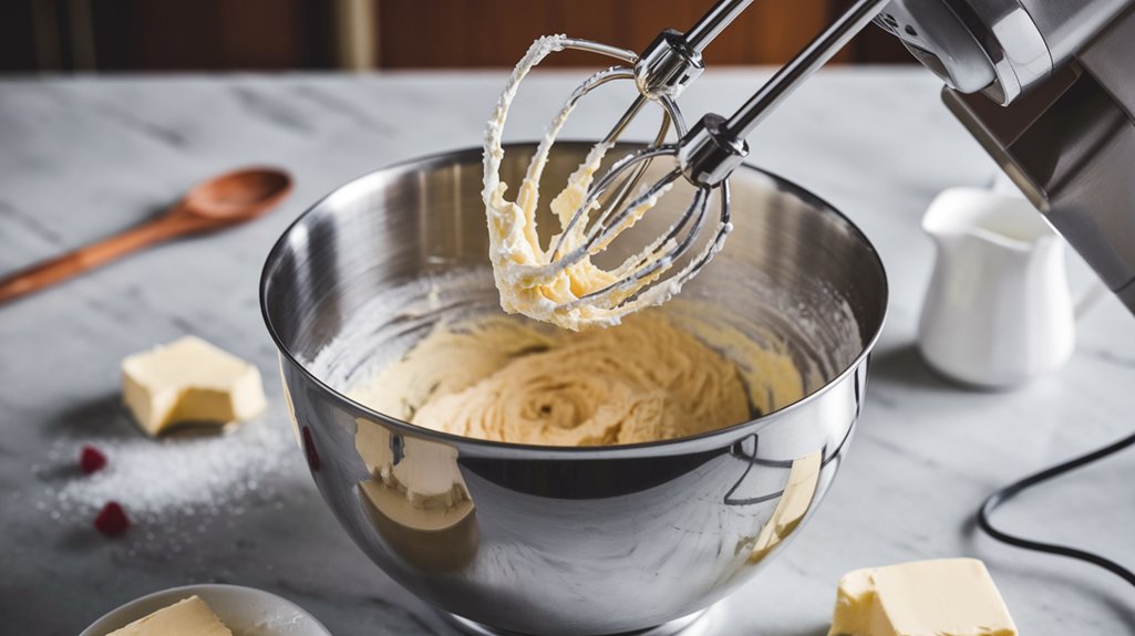 cream butter with sugar