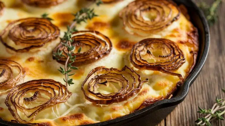 creamy onion potato casserole