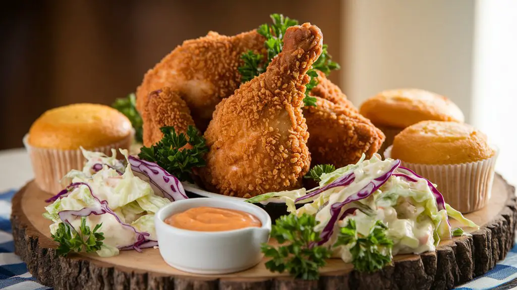 crispy flavorful fried chicken