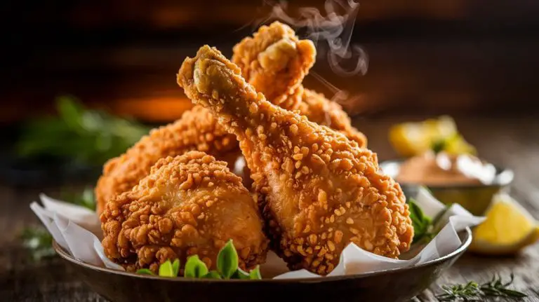 crispy golden fried chicken