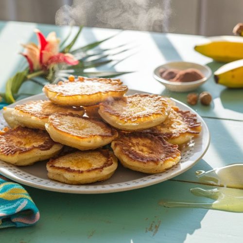 delicious caribbean banana fritters