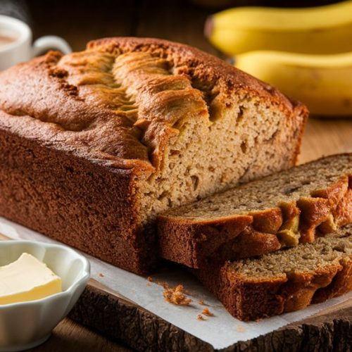delicious homemade banana bread