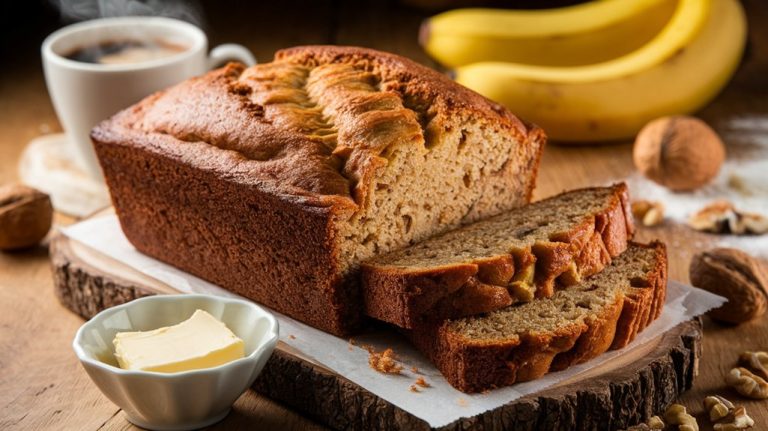 delicious homemade banana bread