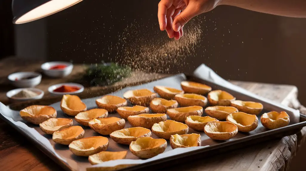 generously season the potatoes