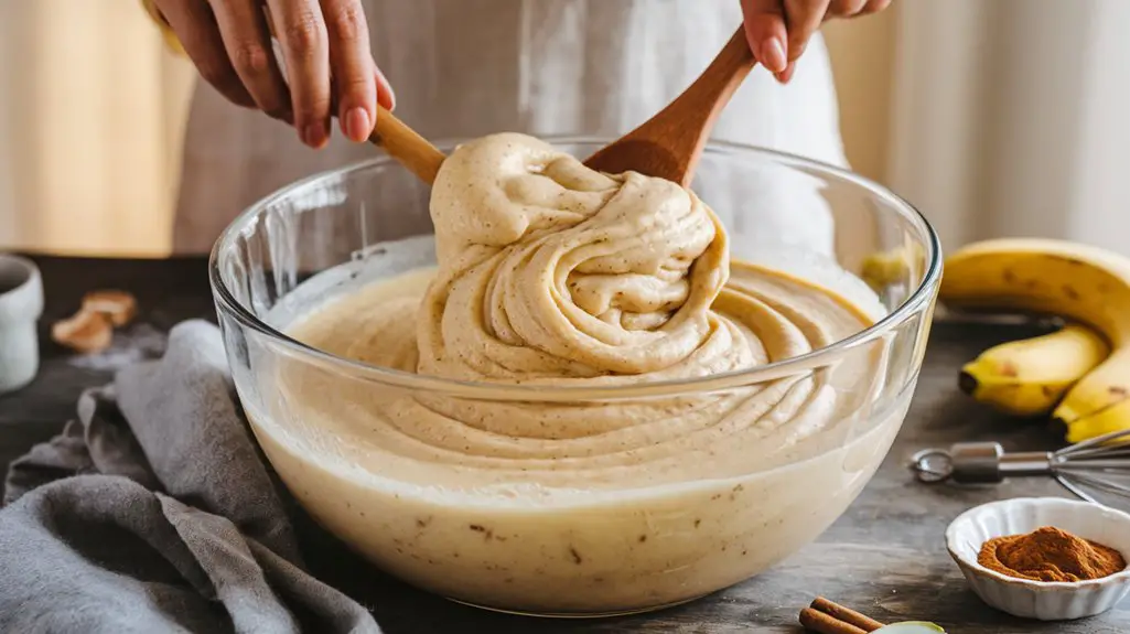 gently mix the mixtures