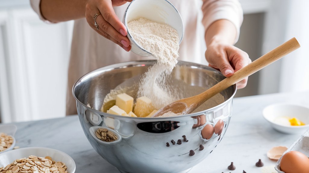 gradually add dry ingredients