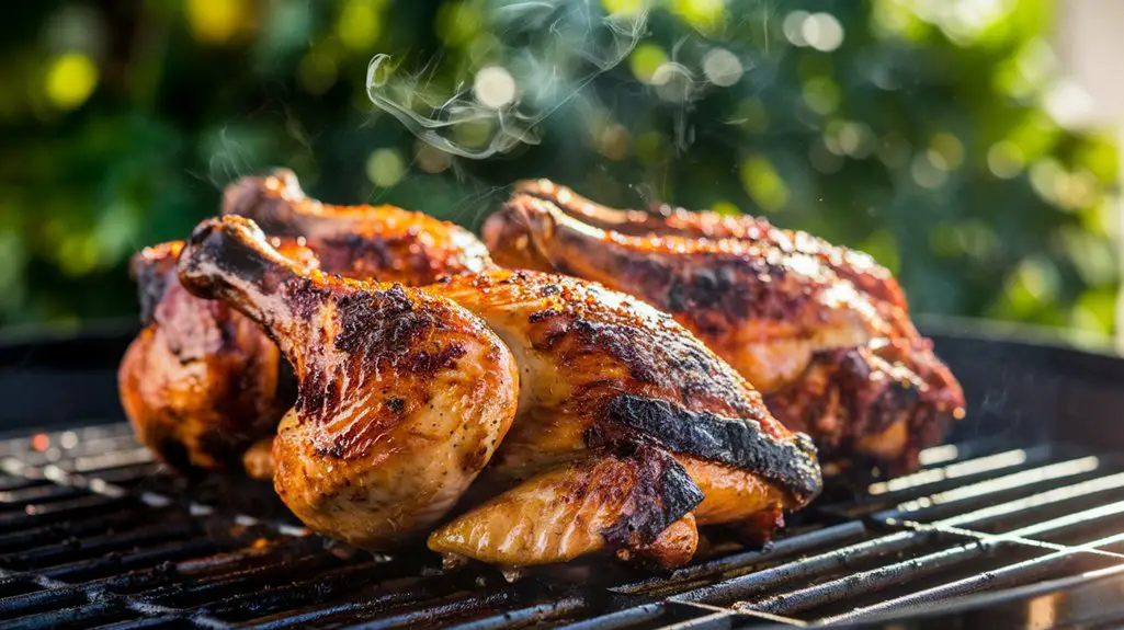 grill chicken until golden