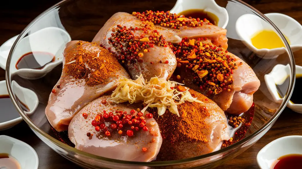 marinate chicken with spices