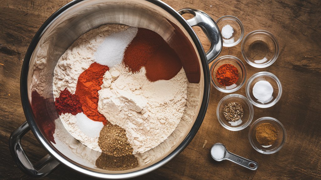 mix dry ingredients well