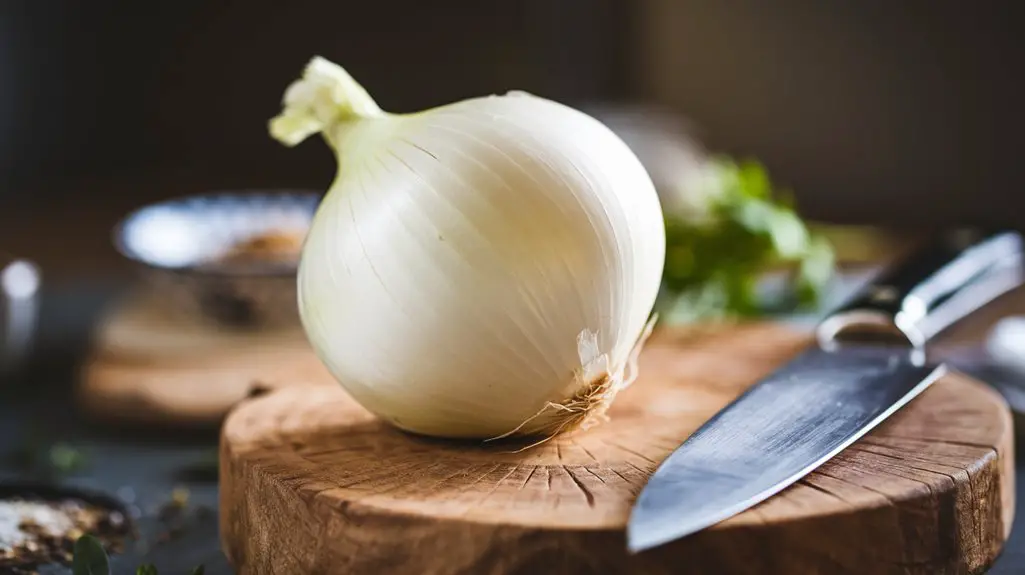 peel and trim onion