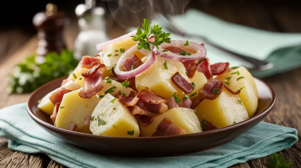potato salad with vinegar