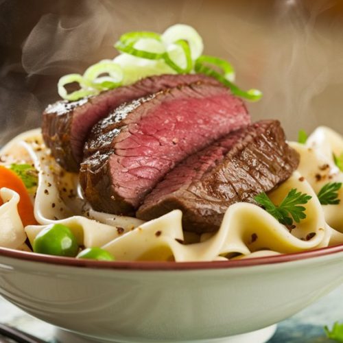 savory beef noodle dish