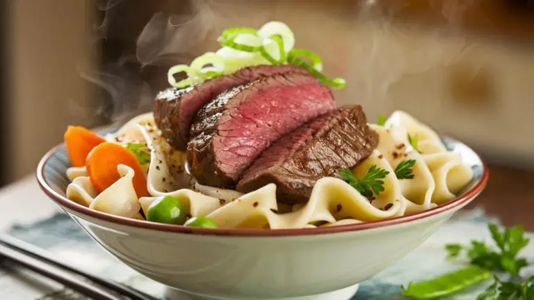 savory beef noodle dish