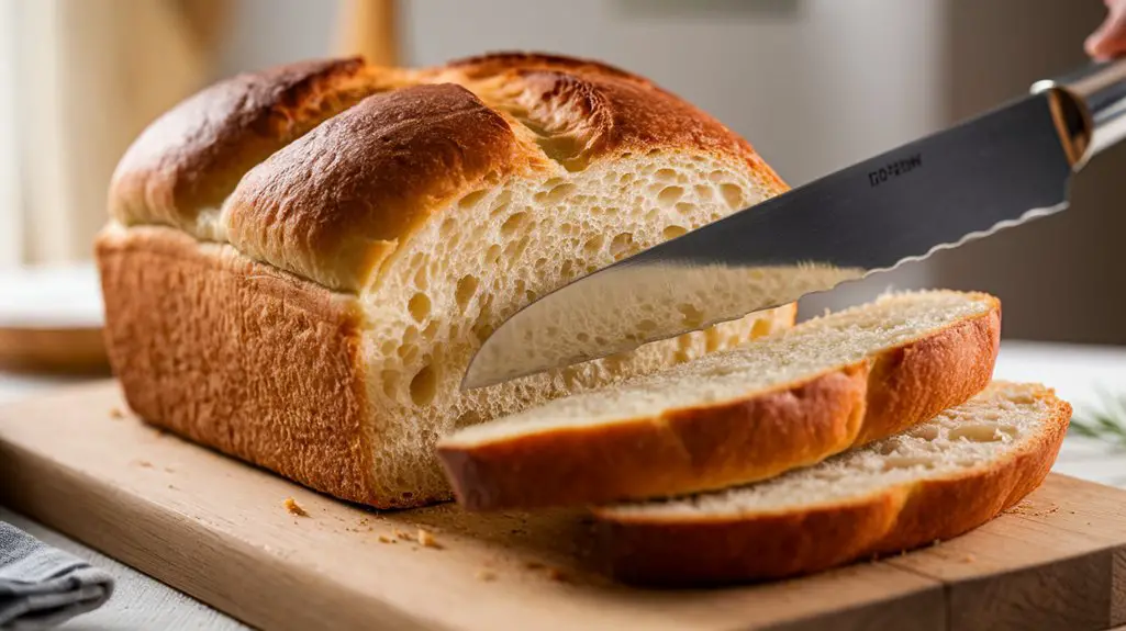 slice bread loaf lengthwise