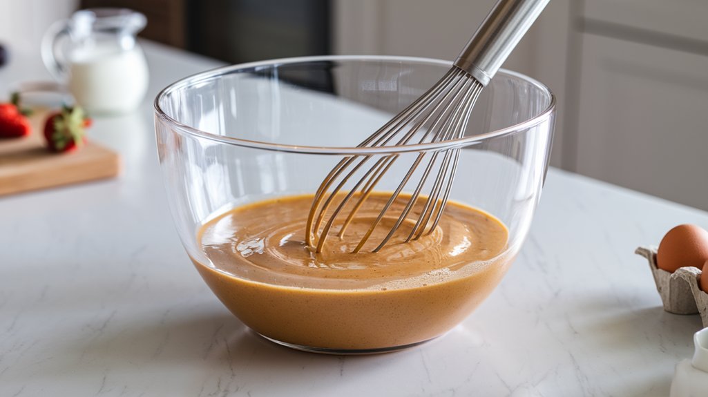 thoroughly combine wet ingredients