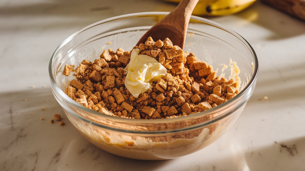 thoroughly mix crust ingredients