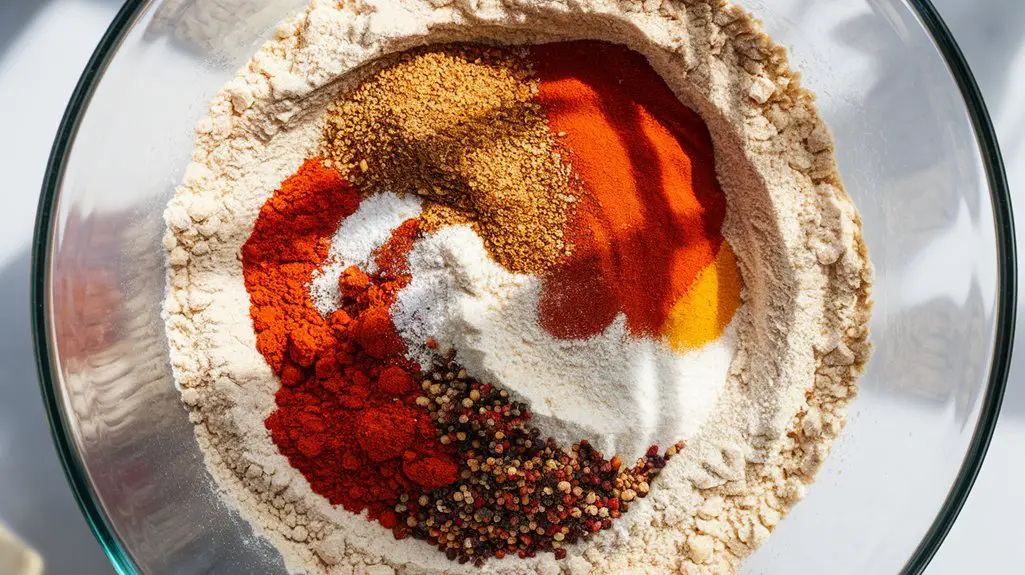 thoroughly mix dry ingredients