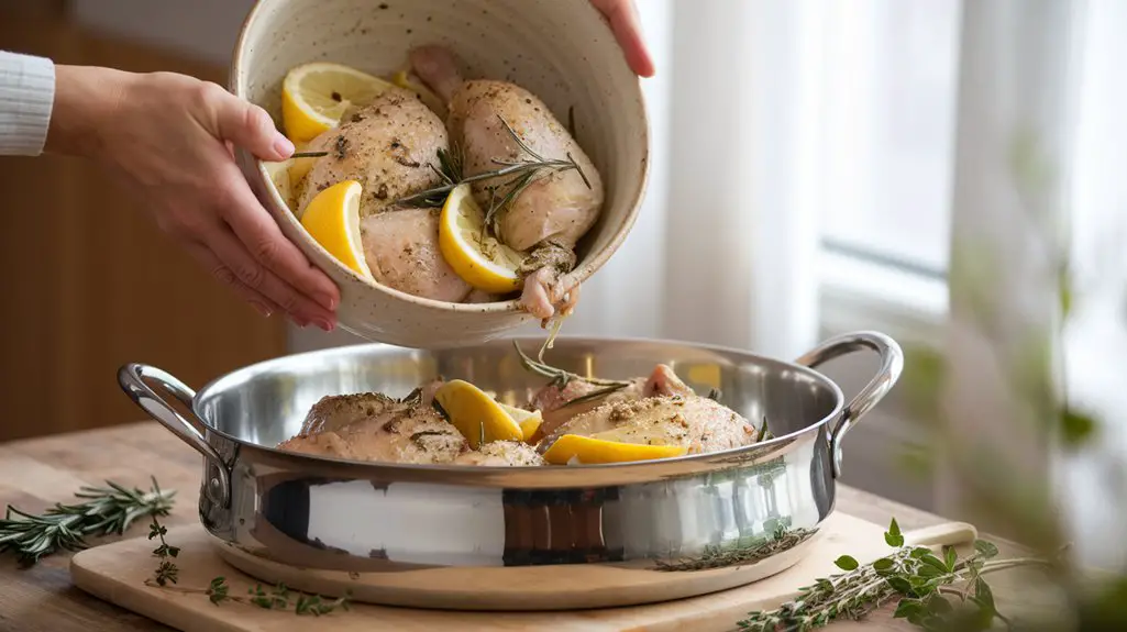 transfer mixture to pan