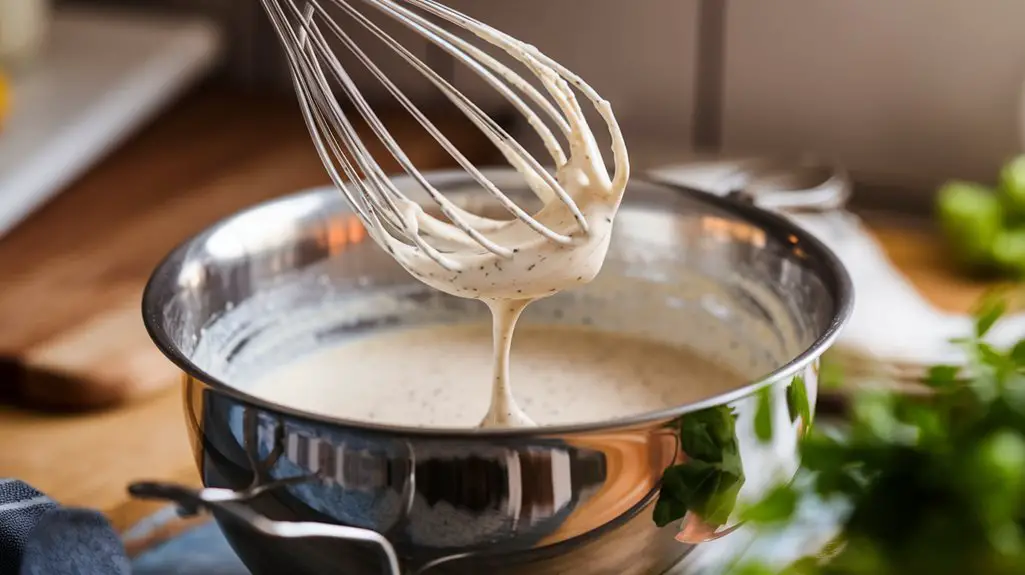 whisk dressing until smooth