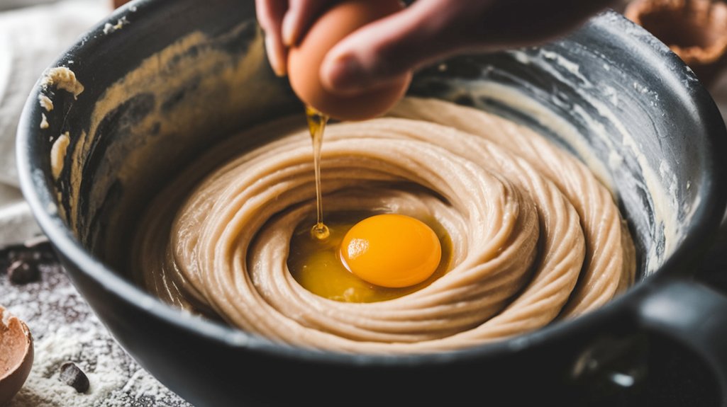 add eggs one at a time