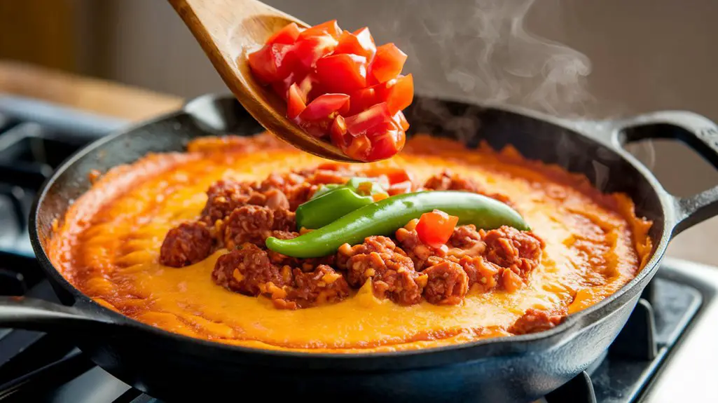 add tomatoes and cook